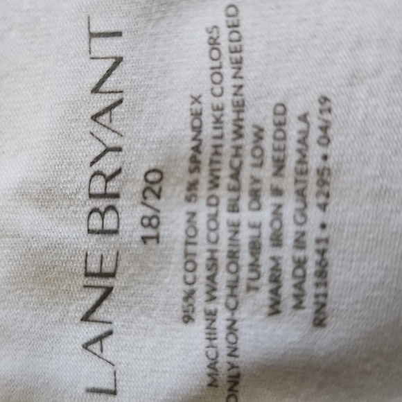 Lane Bryant Purple/ White  Boxy Blouse Sheer‎ With white Tank Unde. NWT 19/20. - Picture 6 of 8